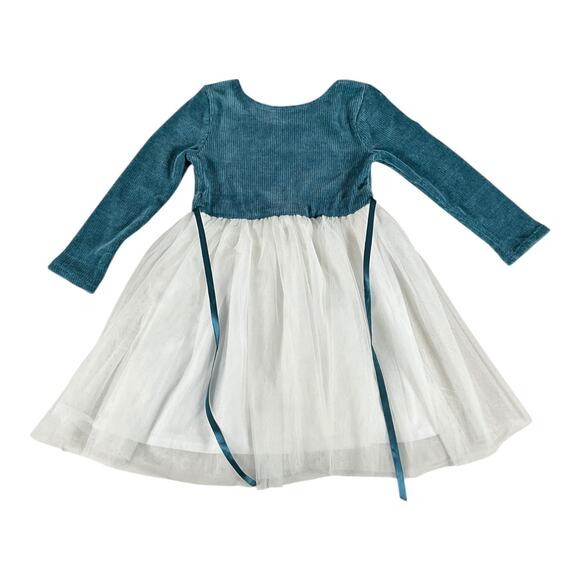 Big Girls Fall Time Princess Tutu Dress Long Sleeve Squirrel Sequins Detail 6T - Picture 2 of 5